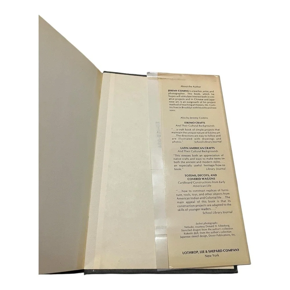 1st Edition‎ 1978 Jeremy Comins HB Chinese And Japanese Crafts VTG Ref Book w/DJ